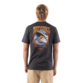RIP CURL T-SHIRT AMAZON AZ BRANDED LIGHT AQUA