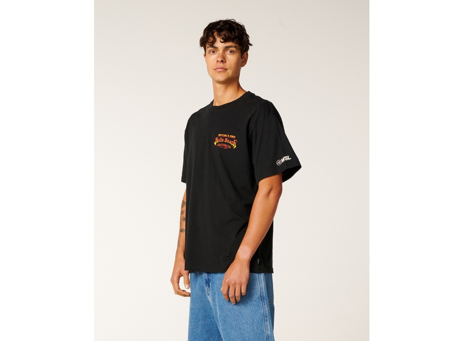 RIP CURL T-SHIRT BELLS PRO 26 EVENT TEE BLACK