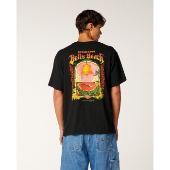 RIP CURL T-SHIRT BELLS PRO 26 EVENT TEE BLACK