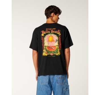RIP CURL T-SHIRT BELLS PRO 26 EVENT TEE BLACK