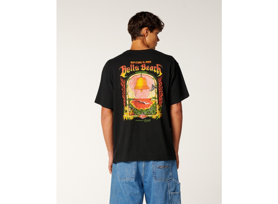 RIP CURL T-SHIRT BELLS PRO 26 EVENT TEE BLACK