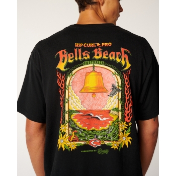 RIP CURL T-SHIRT BELLS PRO 26 EVENT TEE BLACK