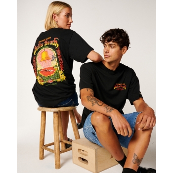 RIP CURL T-SHIRT BELLS PRO 26 EVENT TEE BLACK