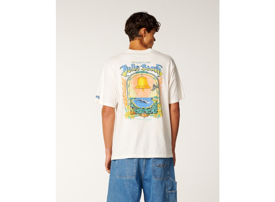 RIP CURL T-SHIRT BELLS PRO 26 EVENT TEE BONE