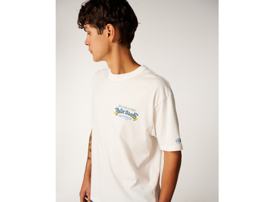 RIP CURL T-SHIRT BELLS PRO 26 EVENT TEE BONE