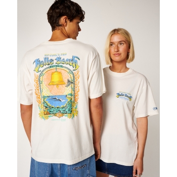 RIP CURL T-SHIRT BELLS PRO 26 EVENT TEE BONE