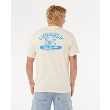 RIP CURL T-SHIRT BOARD BAKERY BLACK