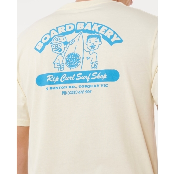 RIP CURL T-SHIRT BOARD BAKERY BLACK