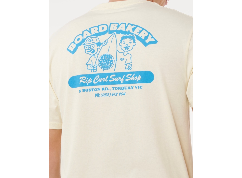RIP CURL T-SHIRT BOARD BAKERY BLACK