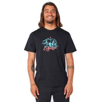 RIP CURL T-SHIRT DESTI ANIMALS BLACK