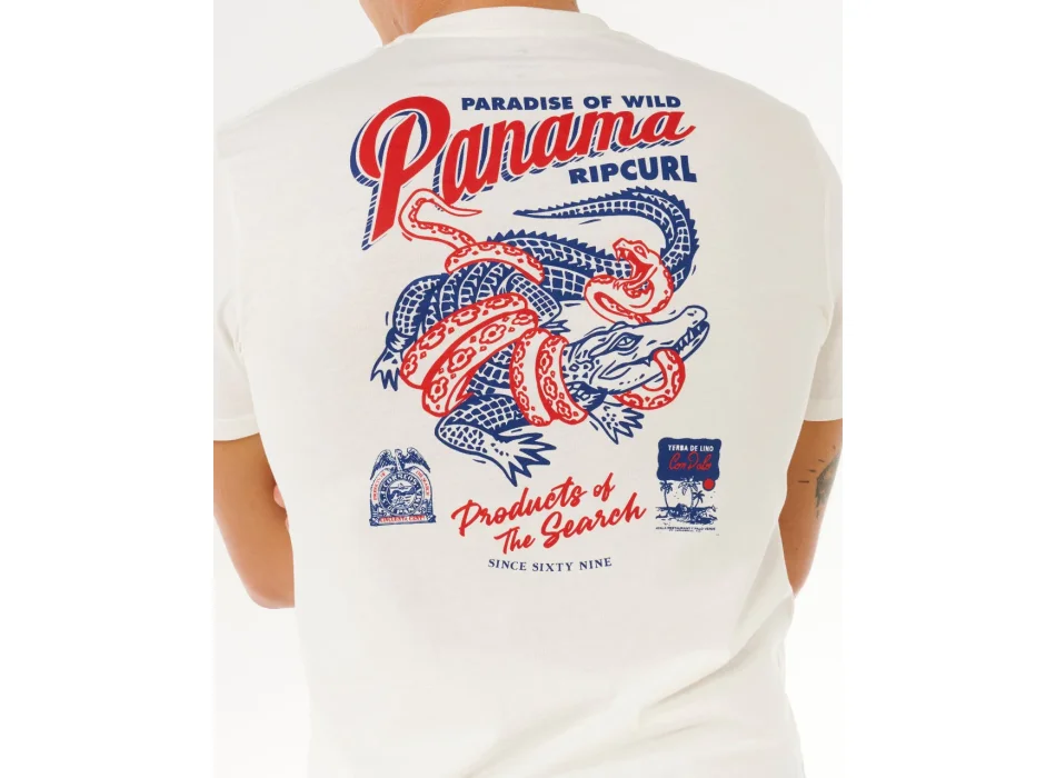 RIP CURL T-SHIRT DESTI ANIMALS BONE