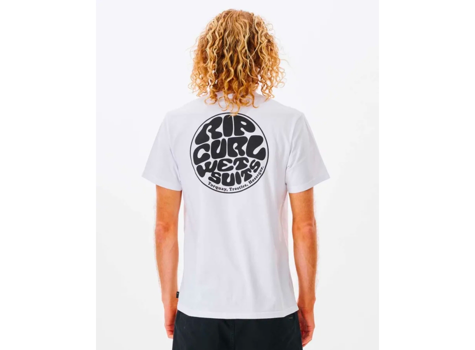 RIP CURL T-SHIRT ICON TEE WHITE