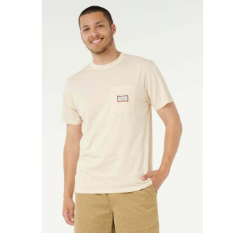 RIP CURL T-SHIRT ICON USED BLACK