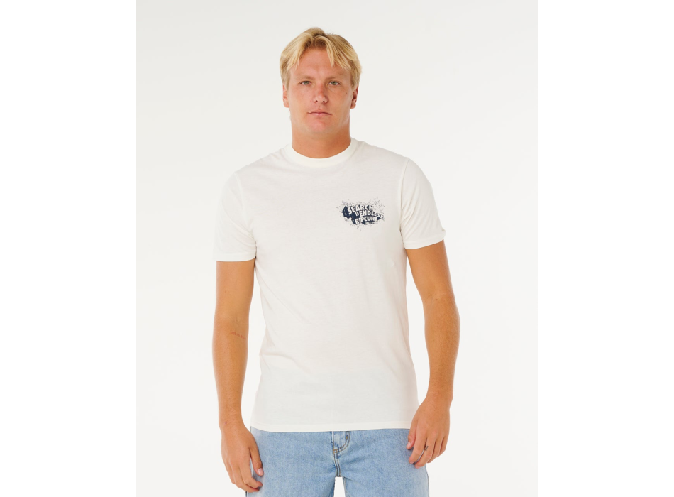RIP CURL T-SHIRT MANICHE CORTE KEEP ON TRUCKING BONE