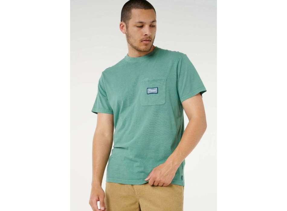 RIP CURL T-SHIRT MOD CALI BADGE VINTAGE WHITE