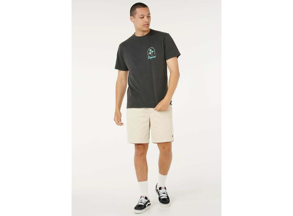 RIP CURL T-SHIRT MOD CALI SUNSET WASHED BLACK