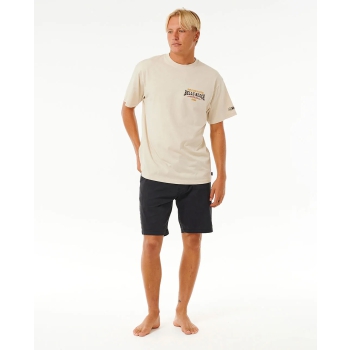 RIP CURL T-SHIRT PRO BELLS BEACH 2024 LINE UP WASHED BLACK