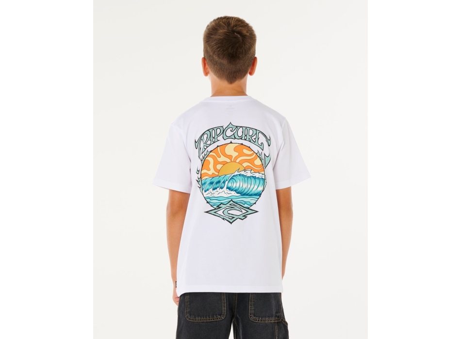 RIP CURL T-SHIRT RAGAZZO HAZEY DAYS WHITE