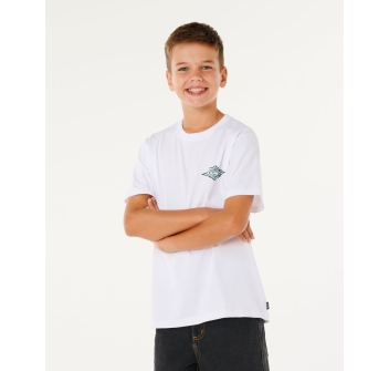 RIP CURL T-SHIRT RAGAZZO HAZEY DAYS WHITE