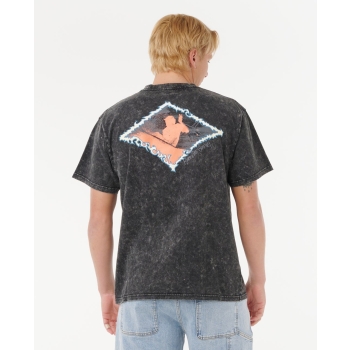 RIP CURL T-SHIRT RAW ENERGY THRASH ICED LAVENDER