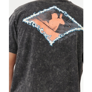 RIP CURL T-SHIRT RAW ENERGY THRASH ICED LAVENDER