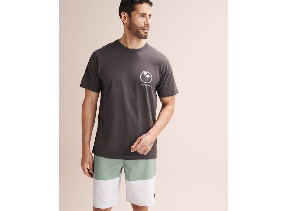 RIP CURL T-SHIRT RAW ENERGY THRASH ICED LAVENDER