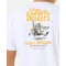 RIP CURL T-SHIRT SHAPER ADDRESS WHITE