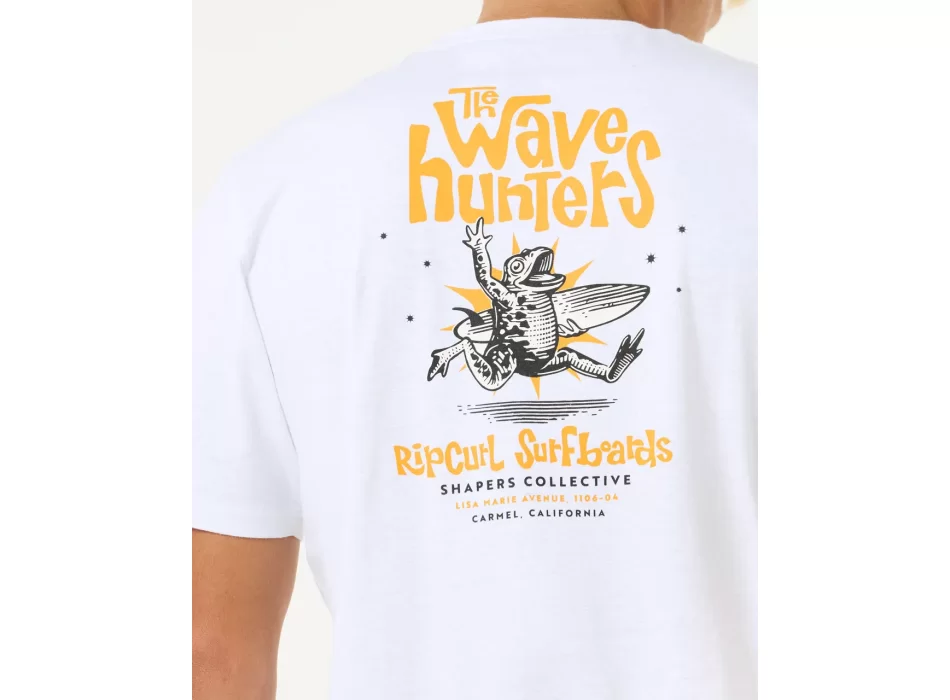 RIP CURL T-SHIRT SHAPER ADDRESS WHITE