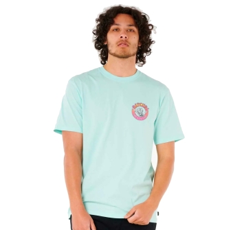 RIP CURL T-SHIRT SHRED TIL TEE LIGHT AQUA