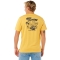 RIP CURL T-SHIRT STREAMLINE CAR RELAXED OCHRE