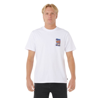 RIP CURL T-SHIRT SURF TRIP WHITE