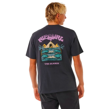 RIP CURL T-SHIRT THE SPHINX WASHED BLACK