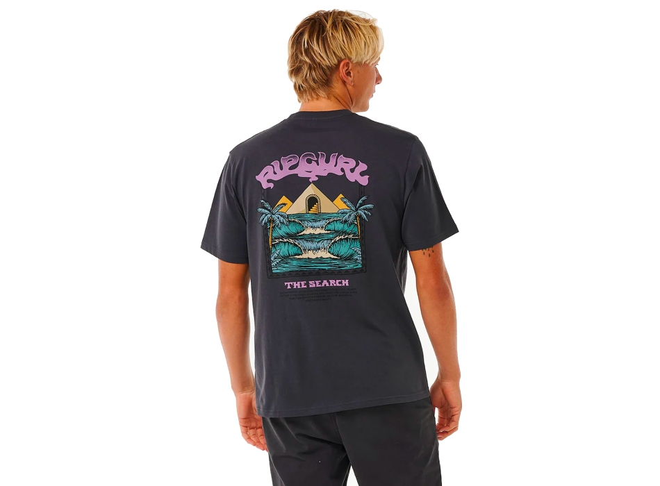 RIP CURL T-SHIRT THE SPHINX WASHED BLACK
