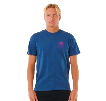 RIP CURL T-SHIRT WETSUIT ICON WASHED NAVY