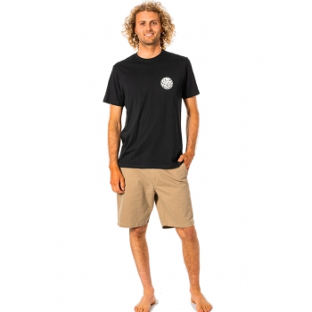 RIP CURL T-SHIRT WETTIE ESSENTIAL TEE BLACK