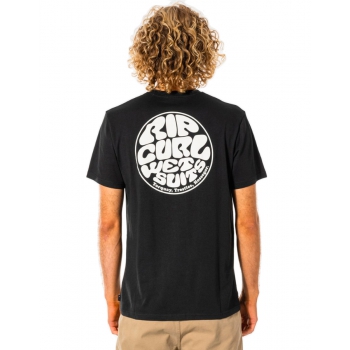 RIP CURL T-SHIRT WETTIE ESSENTIAL TEE BLACK