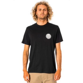 RIP CURL T-SHIRT WETTIE ESSENTIAL TEE BLACK