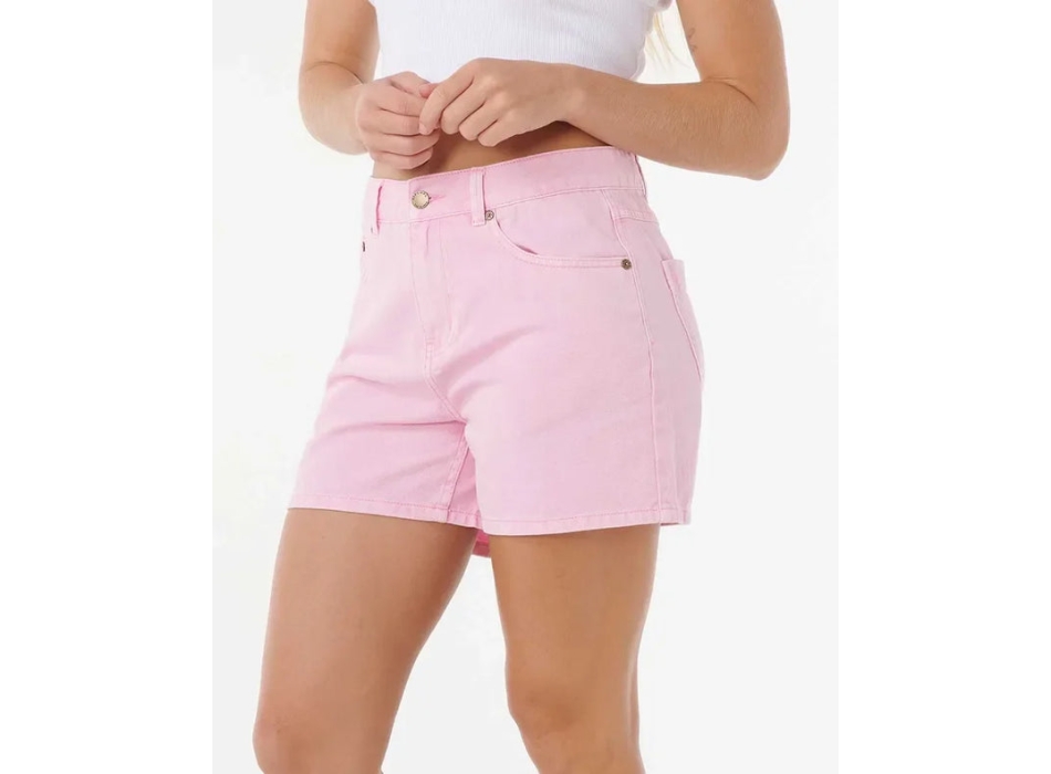 RIP CURL TABBY DENIM SHORT PANTALONCINI DA DONNA PINK