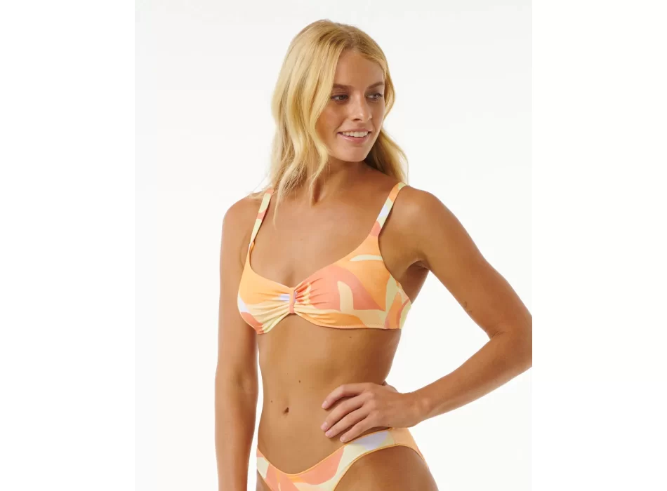 RIP CURL TOP BIKINI HIGH TIDE BRIGHT RED