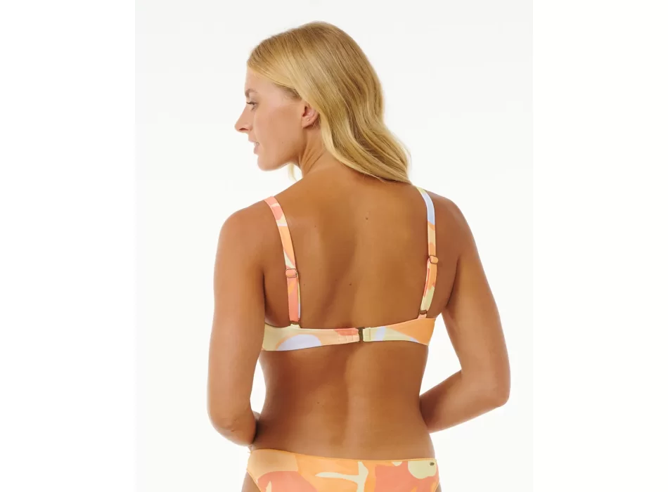 RIP CURL TOP BIKINI HIGH TIDE BRIGHT RED