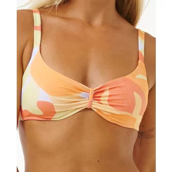 RIP CURL TOP BIKINI HIGH TIDE BRIGHT RED