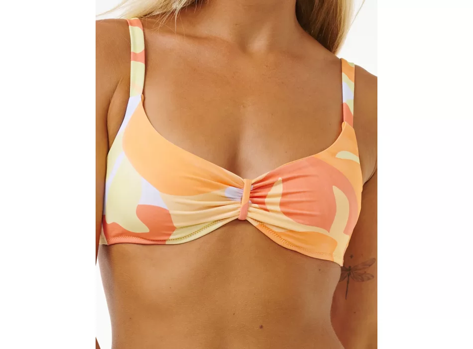 RIP CURL TOP BIKINI HIGH TIDE BRIGHT RED