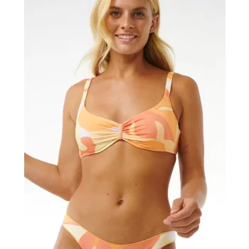 RIP CURL TOP BIKINI HIGH TIDE BRIGHT RED