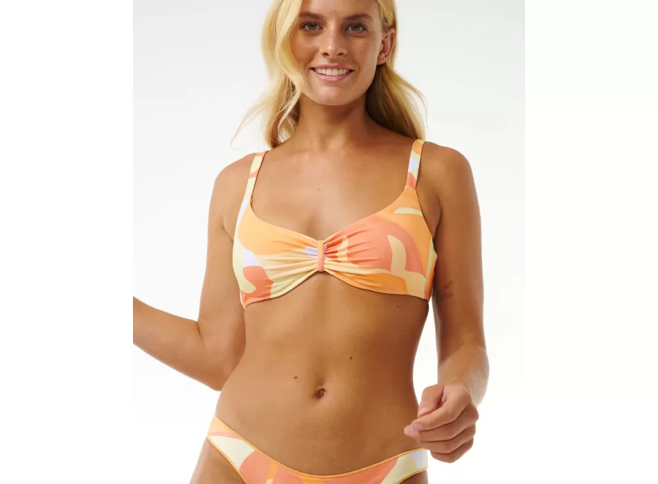 RIP CURL TOP BIKINI HIGH TIDE BRIGHT RED