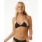 RIP CURL TOP BIKINI TIDE REVIVAL BLACK