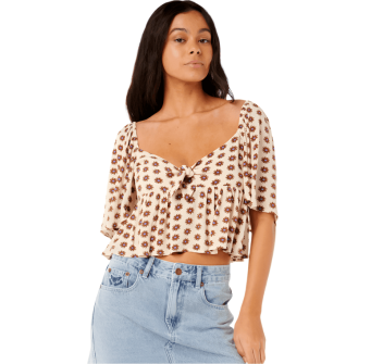 RIP CURL TOP IN MAGLIA BLOCK PARTY