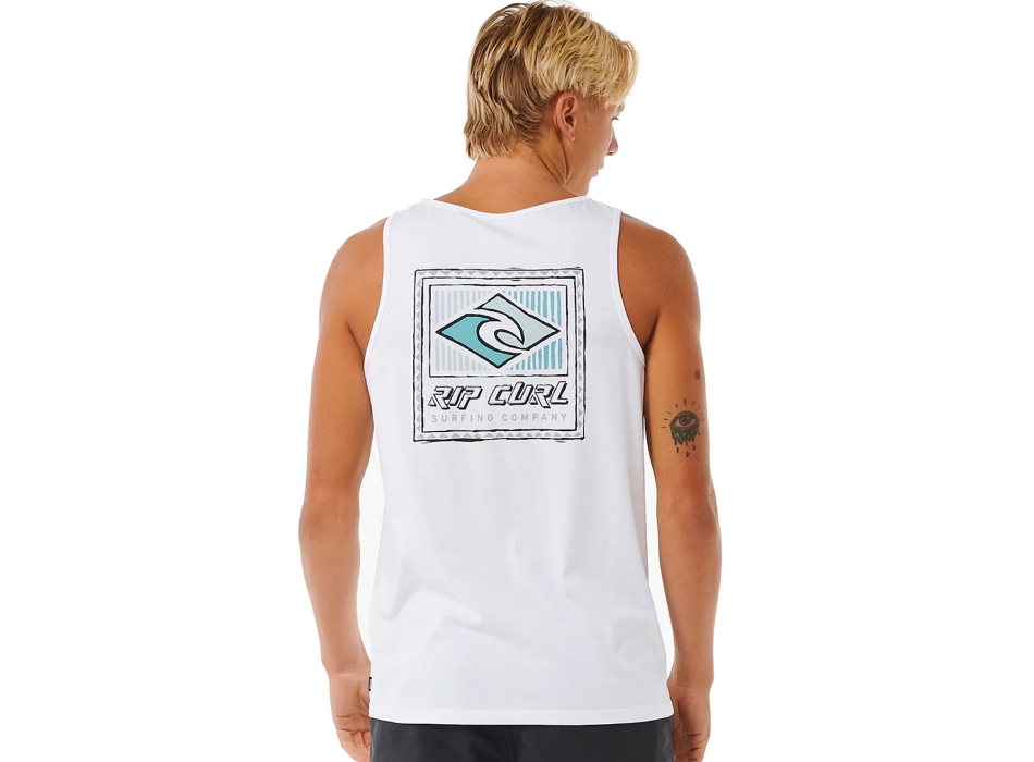 RIP CURL TRADITIONS CANOTTA WASHED WHITE