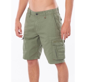 RIP CURL TRAIL CARGO WALKSHORTS 20" MID GREEN