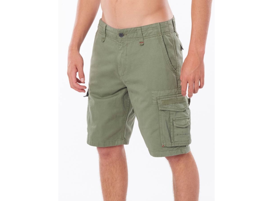 RIP CURL TRAIL CARGO WALKSHORTS 20" MID GREEN