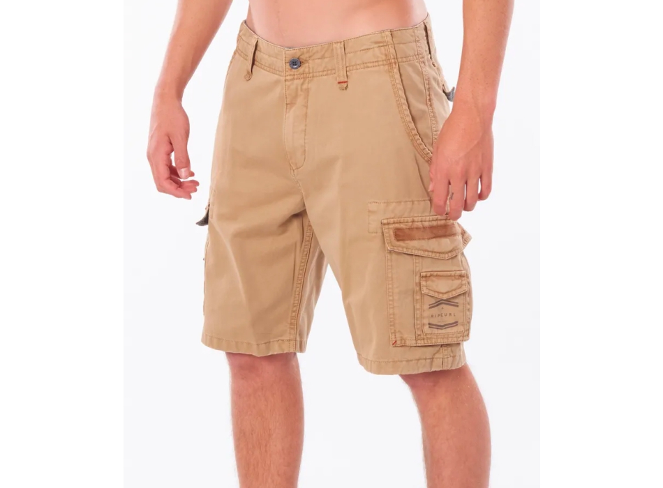 RIP CURL TRAIL CARGO WALKSHORTS 21" KHAKI